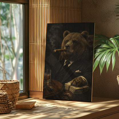 Gentleman Bear Wall Art