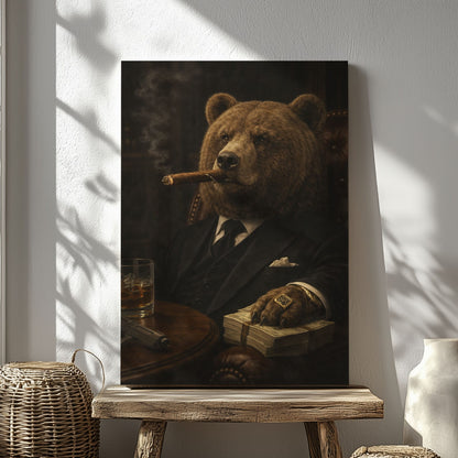 Gentleman Bear Wall Art