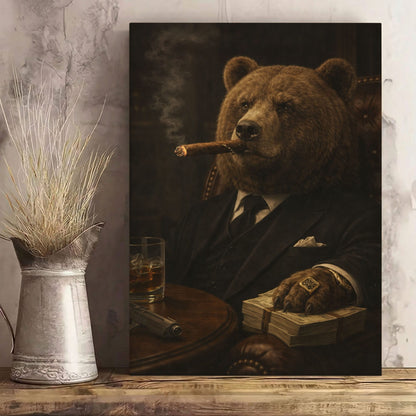 Gentleman Bear Wall Art
