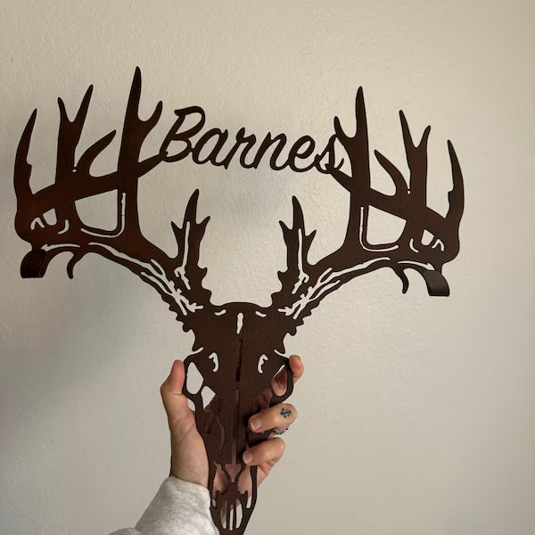 Hunting Metal Art Work Deer Hunter Metal Sign ,Deer Metal Wall Art
