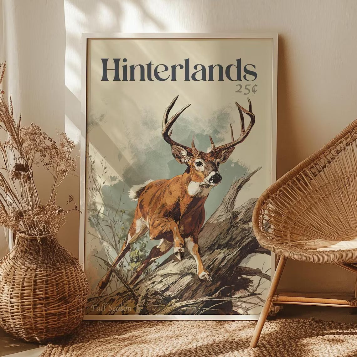 Fall Deer Hunting Rustic Outdoorsman