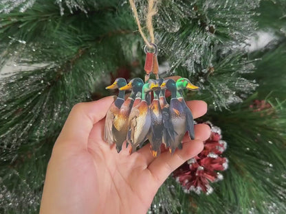 Hunting Rearview Mirror Car Accessories, Hunting Christmas Ornament